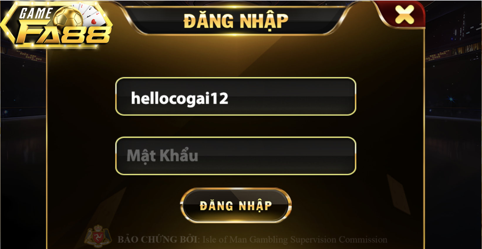 Cách đăng nhập tài khoản FA88 sau khi đã đăng ký thành công
