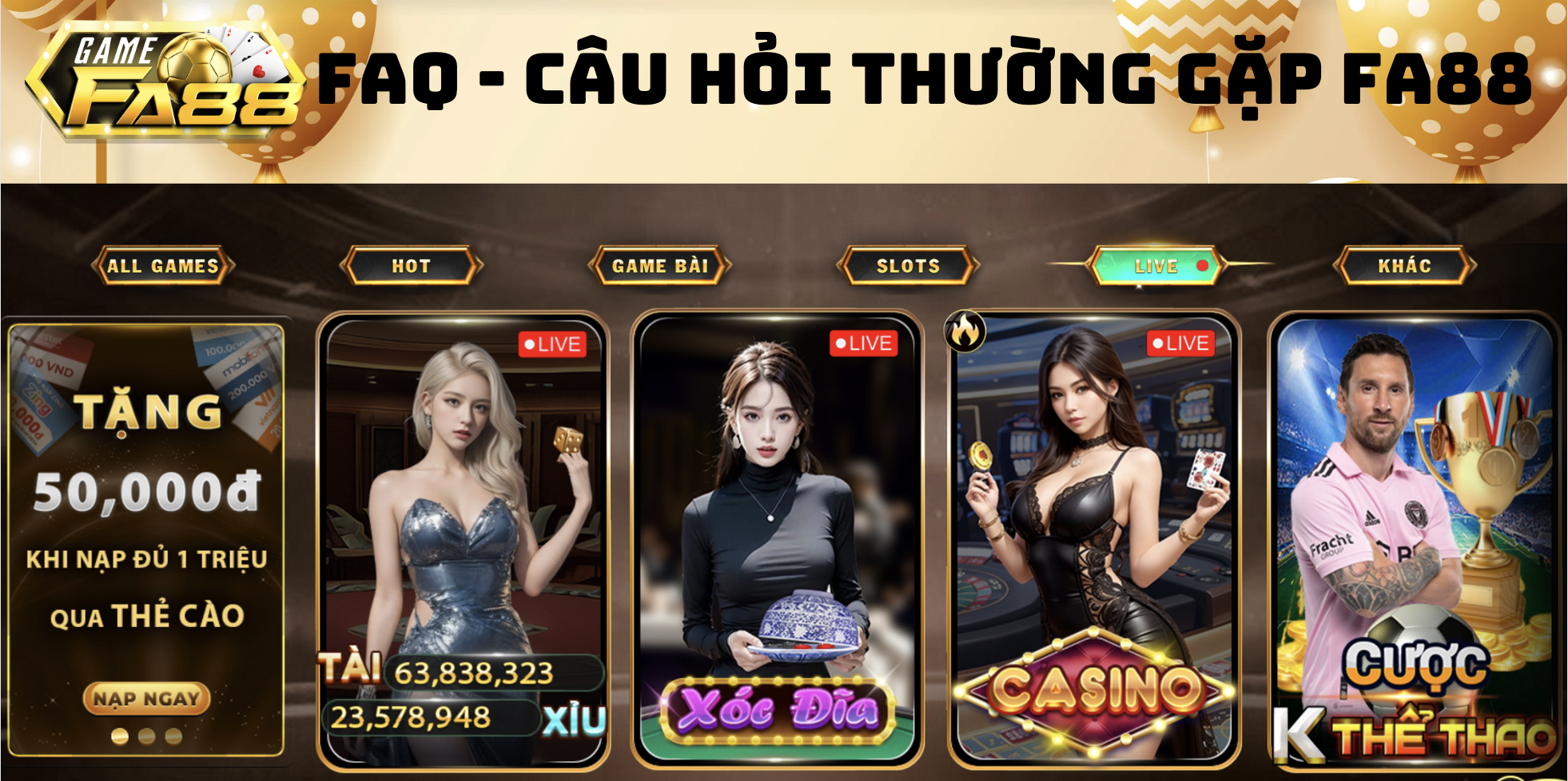 Tổng hợp những câu hỏi thường gặp FA88
