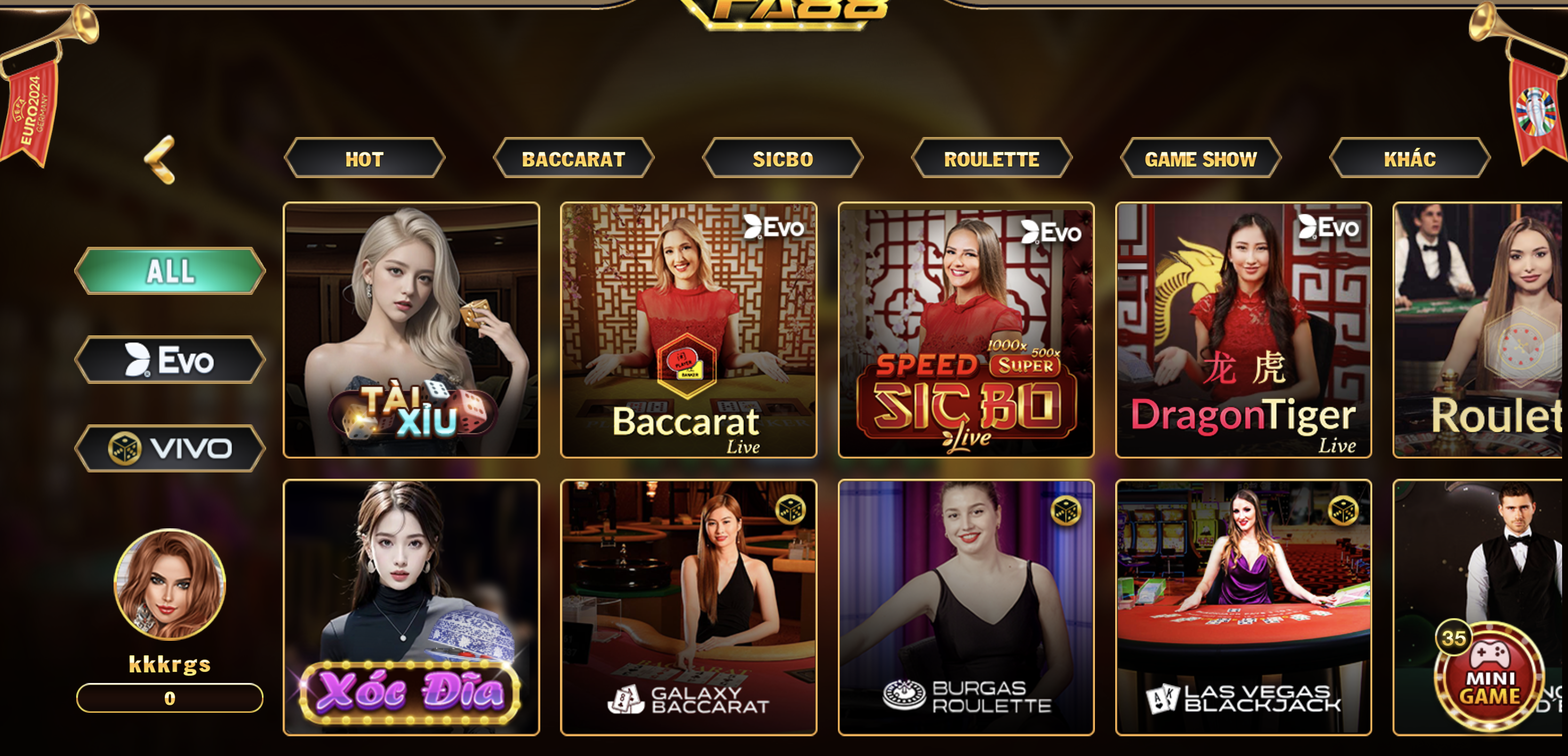 Live Casino Fa88 – Trải Nghiệm Sòng Bài Trực Tuyến Đẳng Cấp!