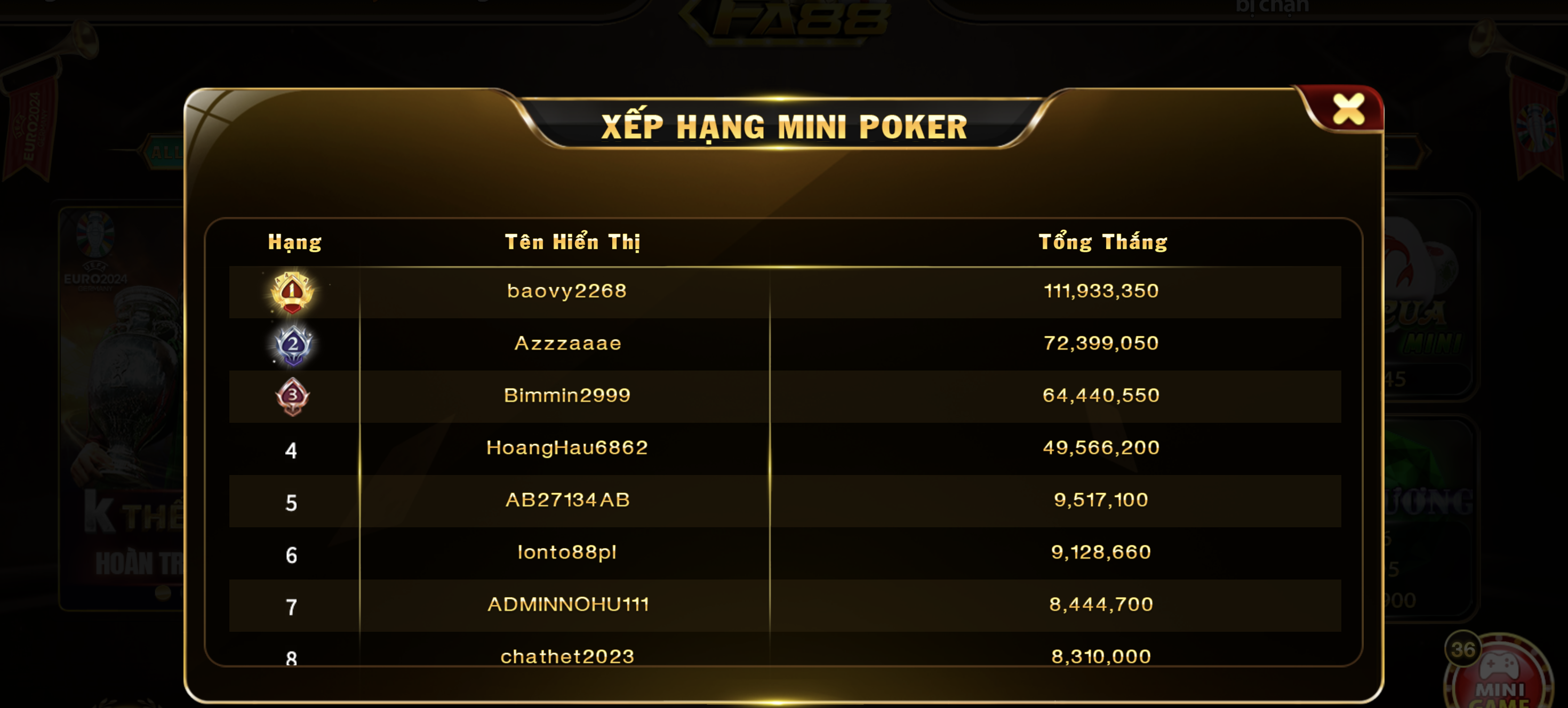 Kinh nghiệm chơi Mini Poker Fa88 cho người mới
